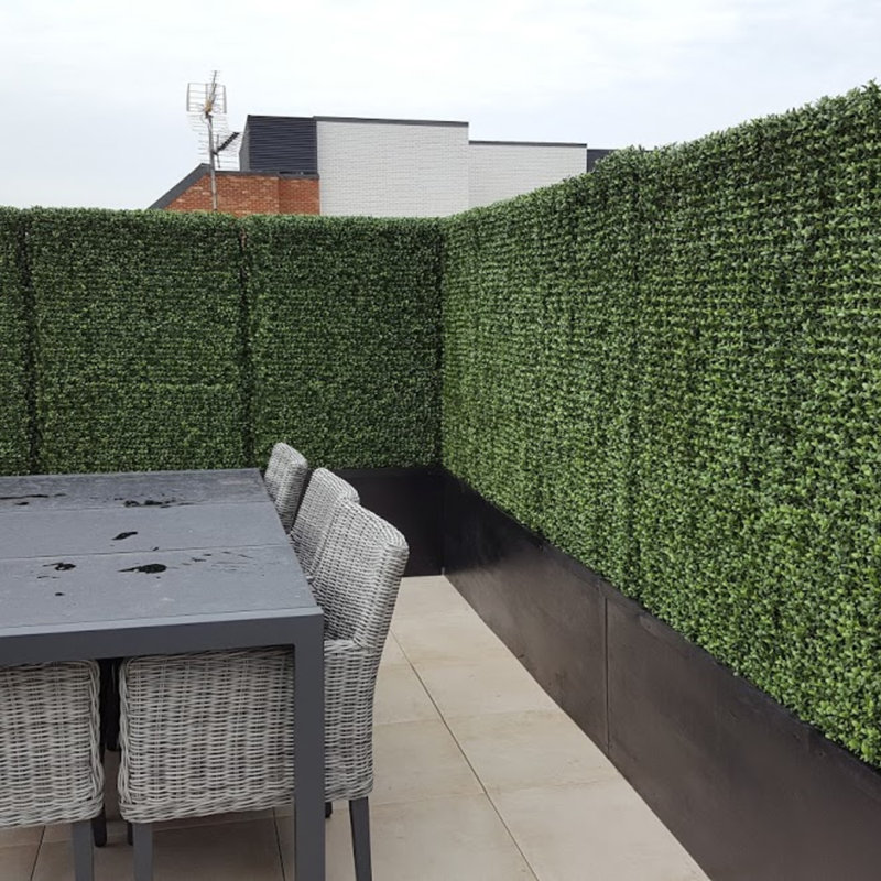 eJoy 2 ft. H x 2 ft. W Artificial Wall Hedge Panel Privacy Screen